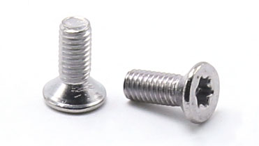 thumbnail image 2 of 100pcs 2-56 Stainless Steel Torx Flat Head Machine Screws - T6 Drive, 5/16" Length - Basic Brand 2 of 3