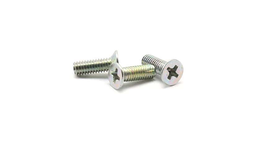 thumbnail image 2 of Lexar Industrial 2000-Pack #8-32 X 3/4" Phillips Flat Head Machine Screws – Zinc Finish, Steel 2 of 5