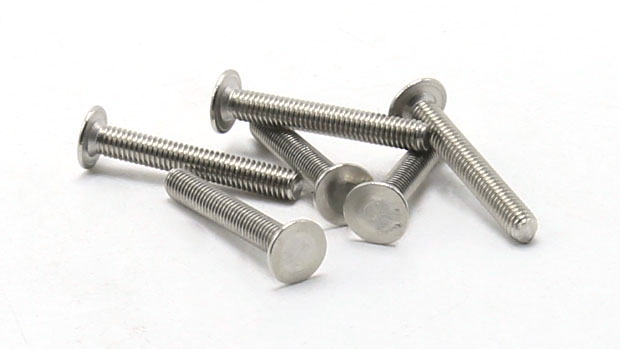 10-24 X 1/2" Stainless Steel Round Head One Way Security Screws - Tamper Proof Machine Screws (25