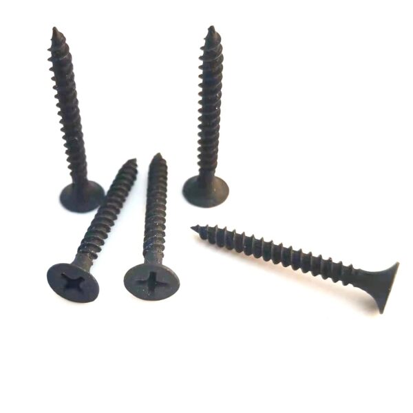 Gypsum Black Phosphate Fine Thread Full Thread Black Drywall Screw